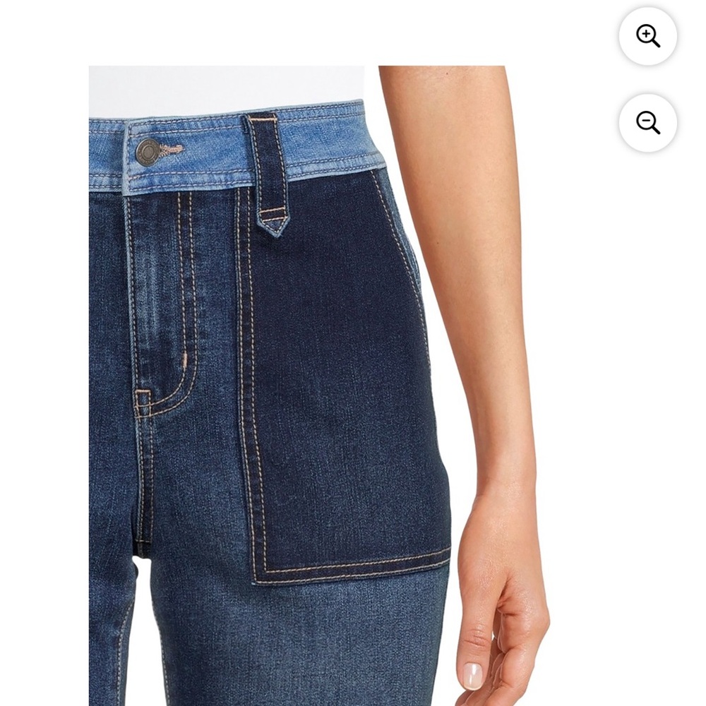 Time and Tru Patchwork Jeans - Size 12 - Picture 6 of 10